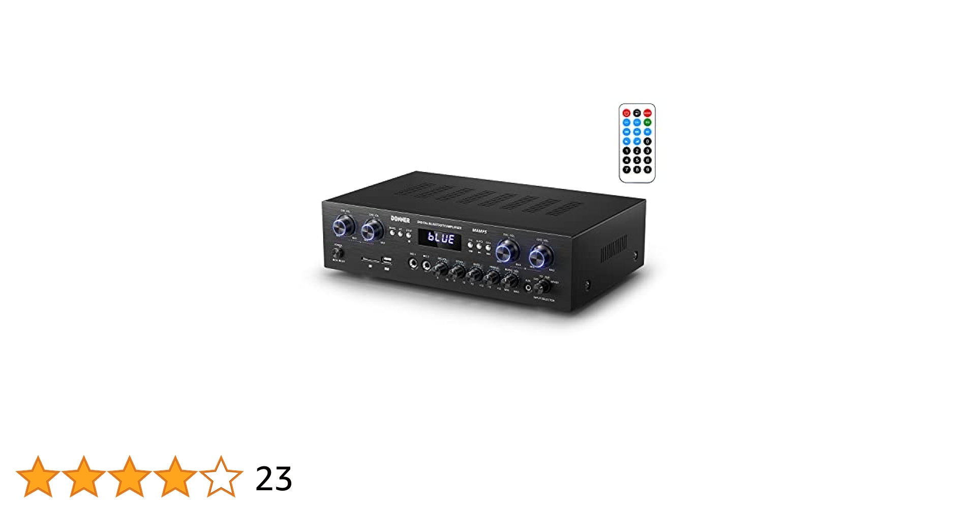 き*ゃ様 Donner パワーアンプ、オーディオアンプ 　‎MAMP5 MAMP5 Bluetooth5.0 440W出力パワーアンプホームユース